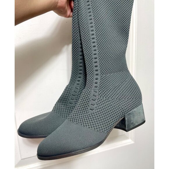 Eileen Fisher Alas Tall Boot in Gray Size 8 - Picture 7 of 13